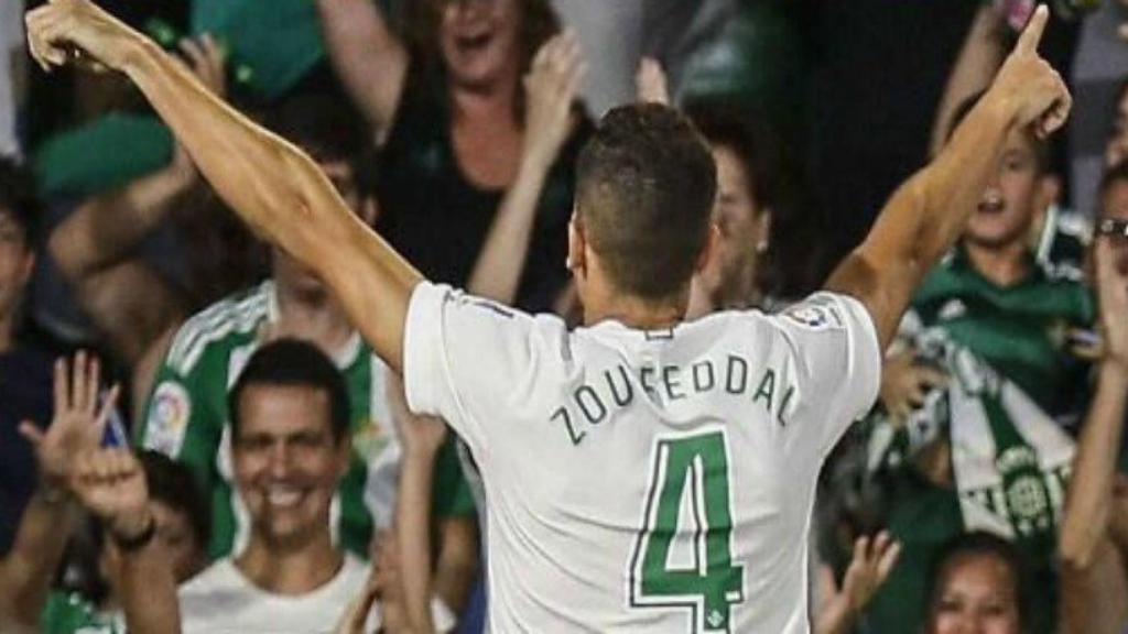 Feddal, en un partido con el Betis. Foto: Twitter (@joaquinarte)