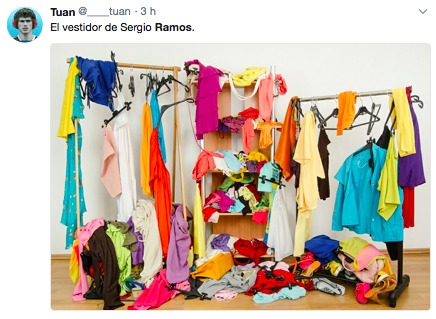 Tras 'Pocoyó': el último look de Ramos que revoluciona Twitter