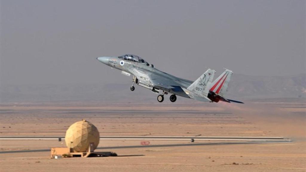 Avión de combate israelí.
