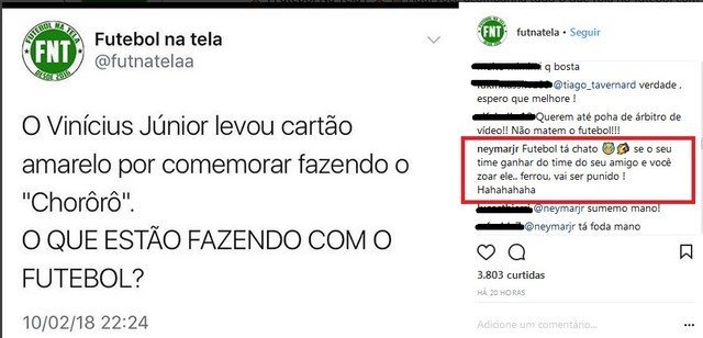 Vinicius la lía en Brasil y Neymar sale en su defensa