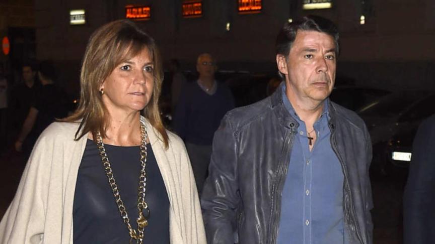 Lourdes Cavero e Ignacio González en Madrid.