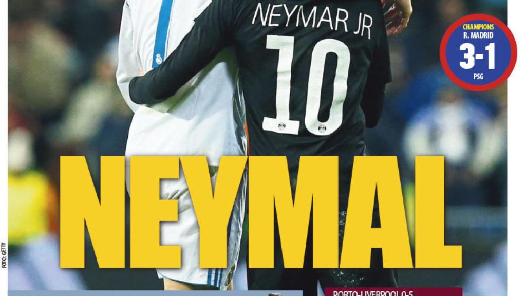 Portada Mundo Deportivo (15/02/18)