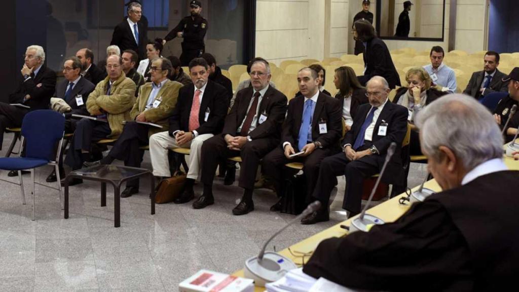 Los directivos de Afinsa durante el juicio.