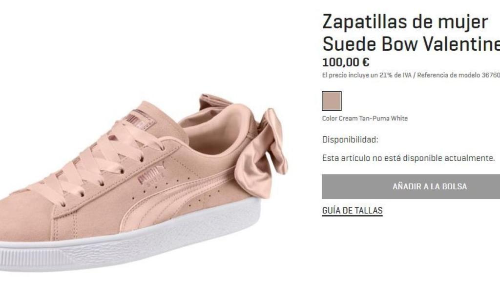 Zapatillas Suede Bow Valentine.