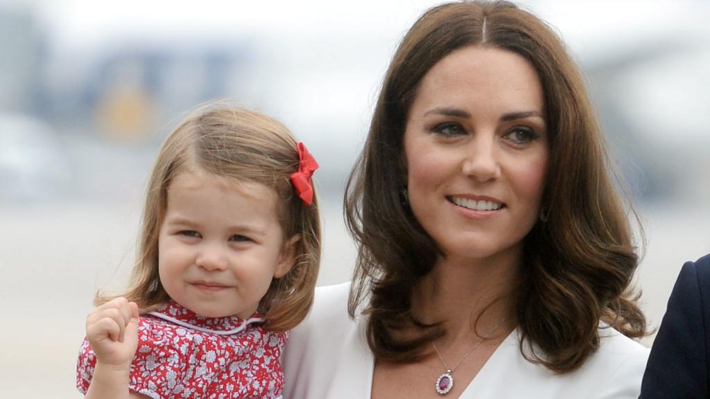 Catalina de Cambridge y su pequeña Charlotte.