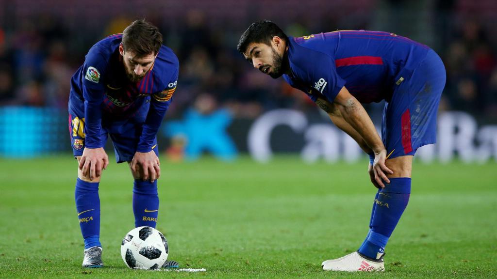 Messi y Luis Suárez.