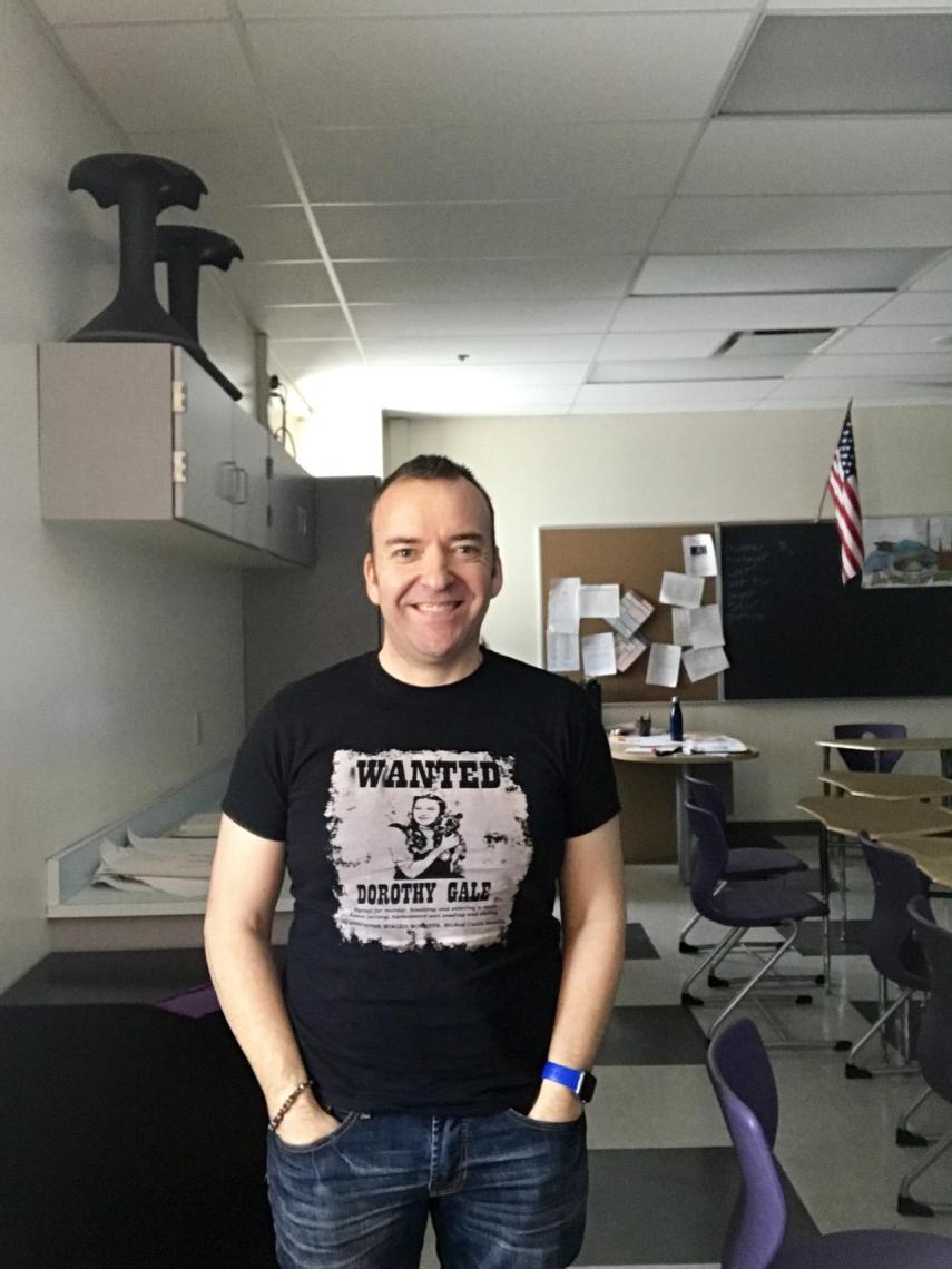 El profesor Daniel Molinero.