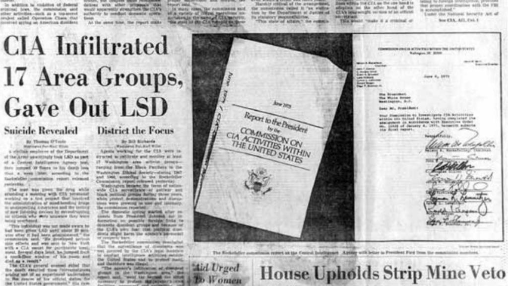 El Washington Post reveló en su portada los experimentos MKUltra