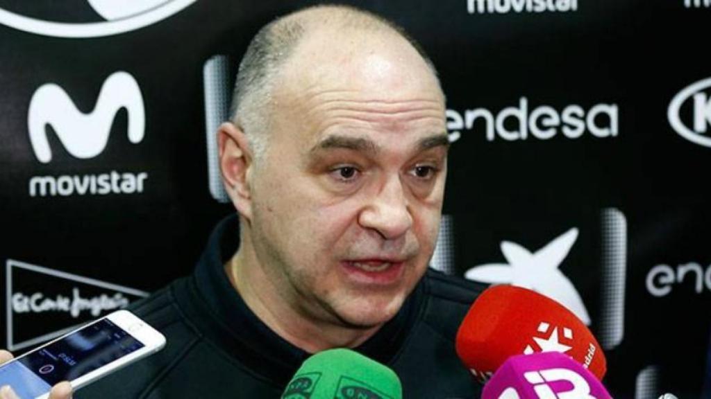 Laso ante la prensa en Copa del Rey