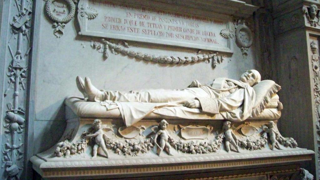 Mauseoleo de O'Donnell en la iglesia de Santa Bárbara, en Madrid.