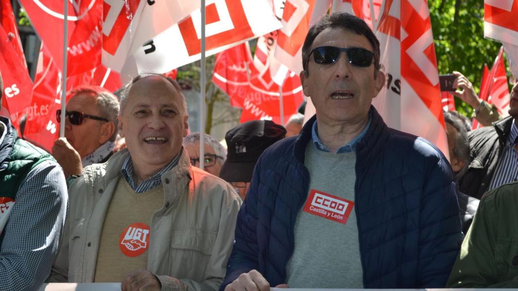 manifestacion 1 de mayo ccoo ugt psoe iu tudanca sarrion angel hernandez faustino temprano trabajo corrupcion (1)