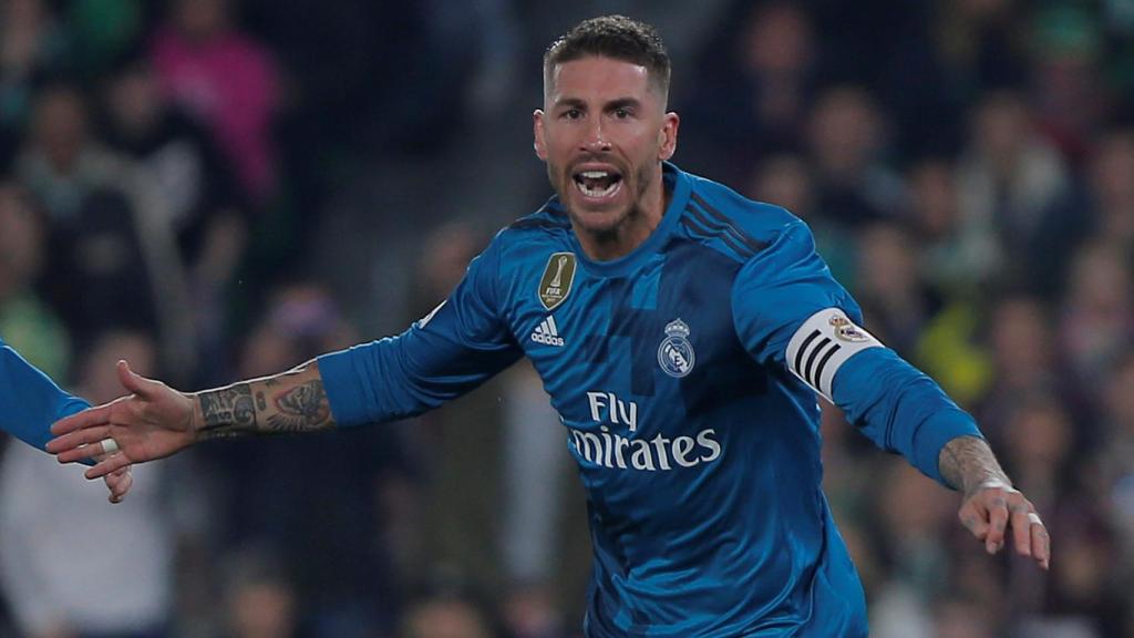 Sergio Rramos marcó el gol del empate del Real Madrid.