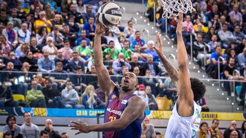 Rakim Sanders aportó un factor diferencial ante el Madrid.