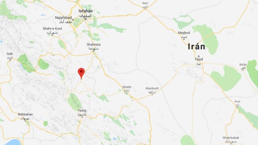 Imagen de la zona donde ha tenido lugar el accidente.