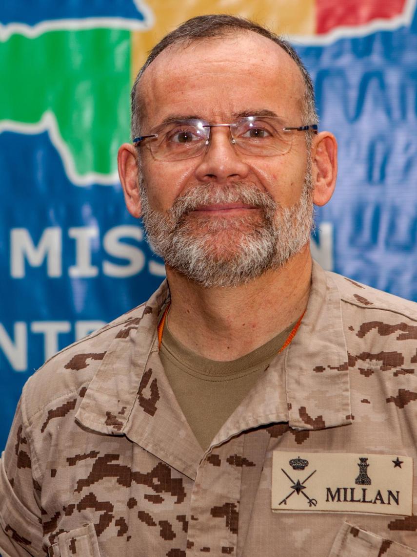 El general Millán (57 años), al frente de EUTM-Mali.