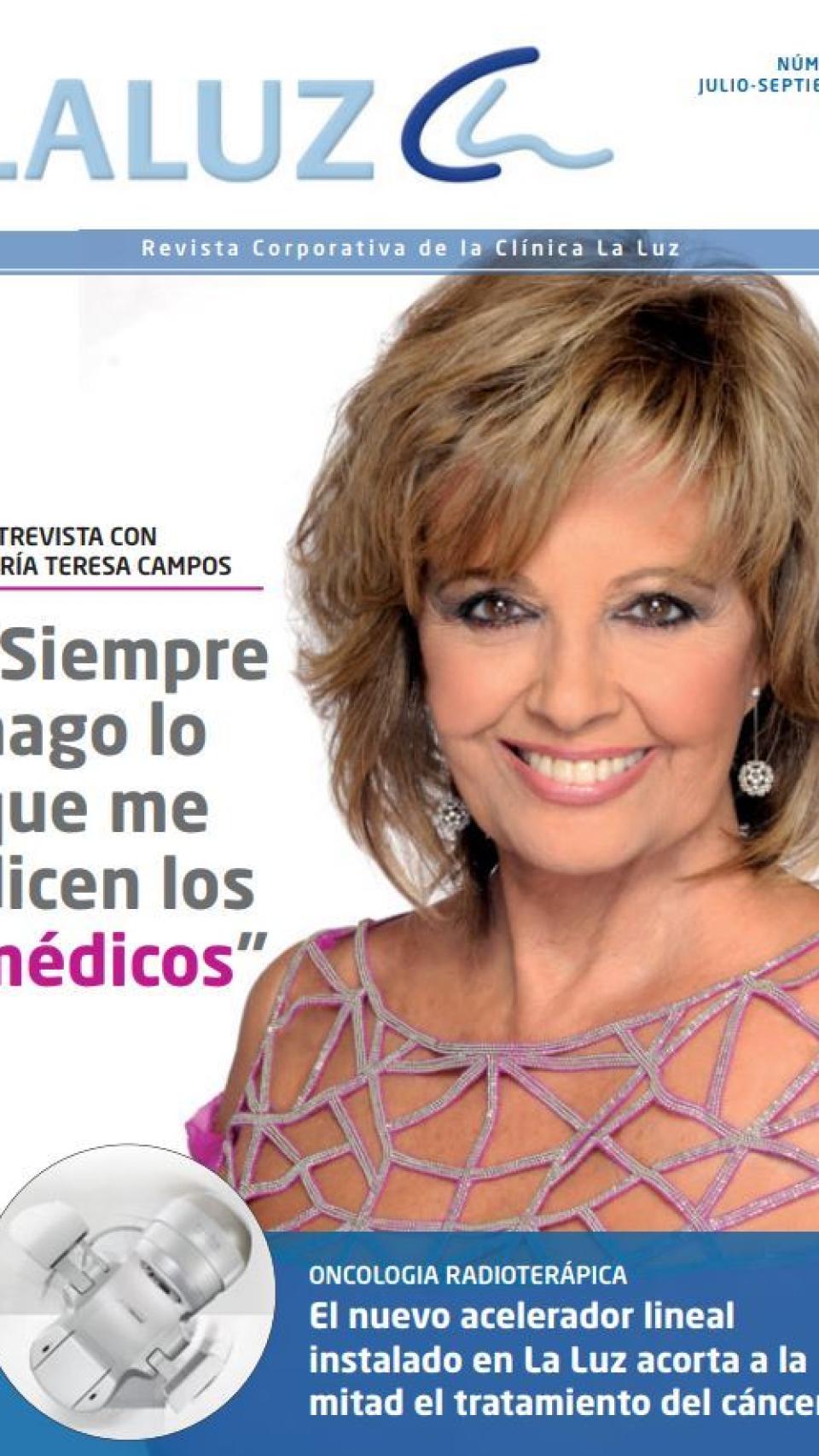 María Teresa en portada.