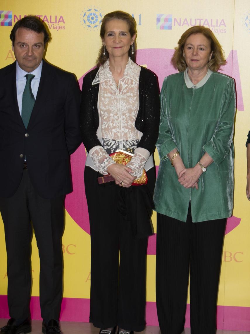 La infanta Elena durante la entrega del premio.