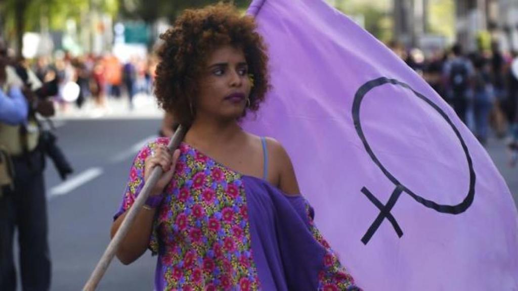 Mujeres en marcha. EFE.