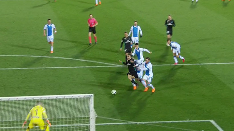 Penalti sobre Kovacic de Diego Rico