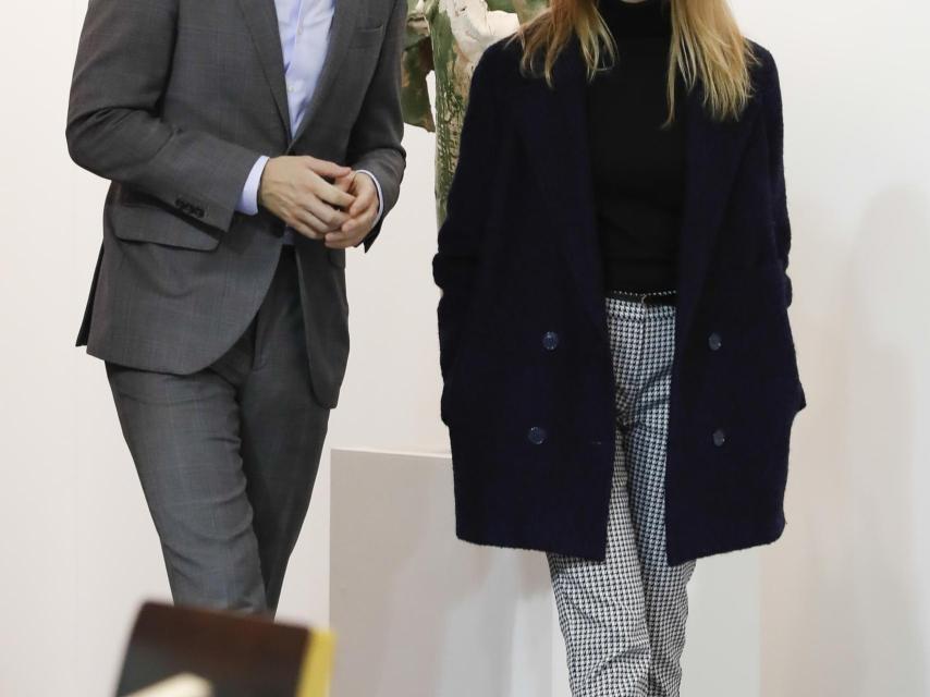 Amaia Salamanca y Rosauro Varo en ARCO. Gtres.