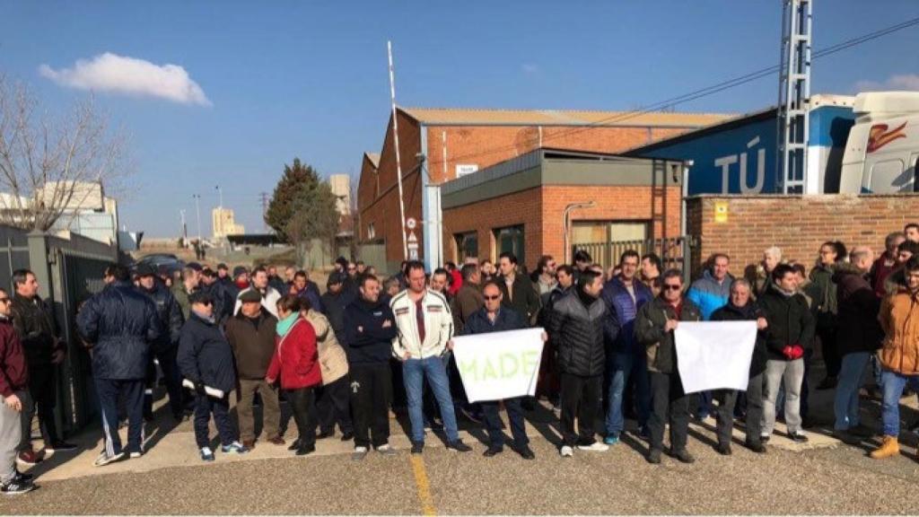 made medina protesta trabajadores 1