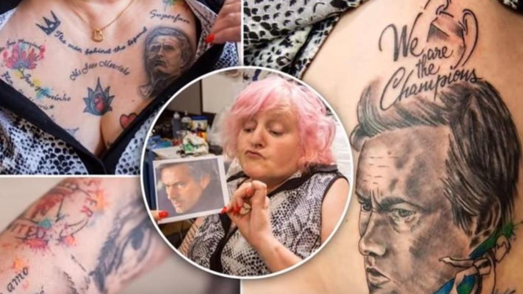 Vivien Bodycote y sus tatuajes.