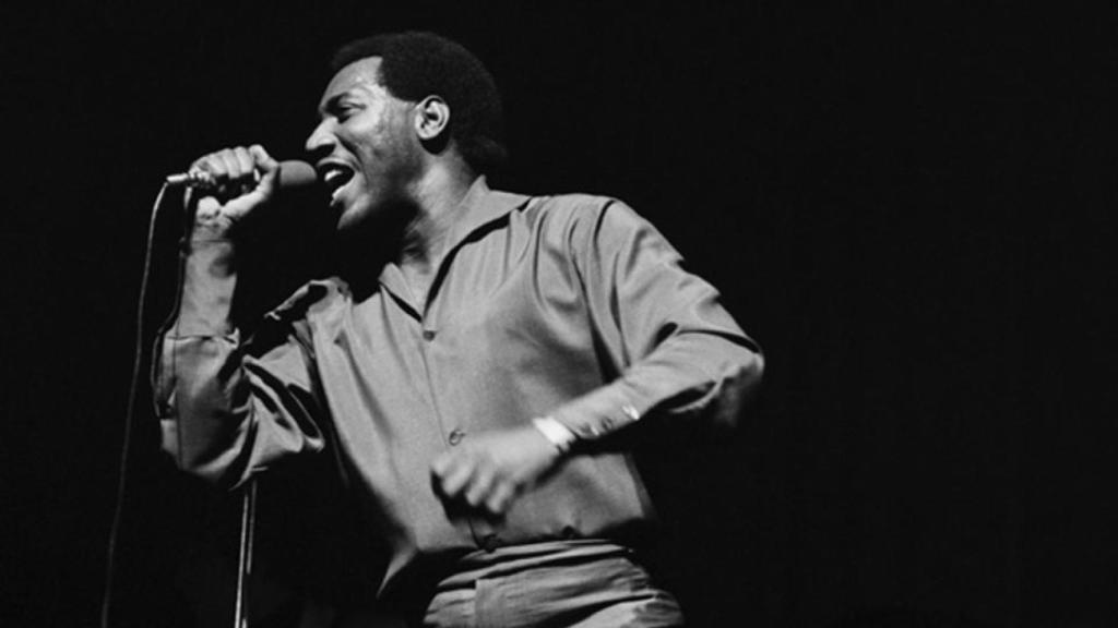 Otis Redding en plena actuación