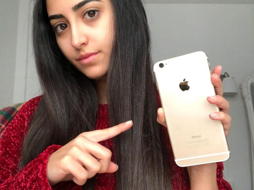 El Iphone de Sofía tardó muy poco en no dar más de sí.