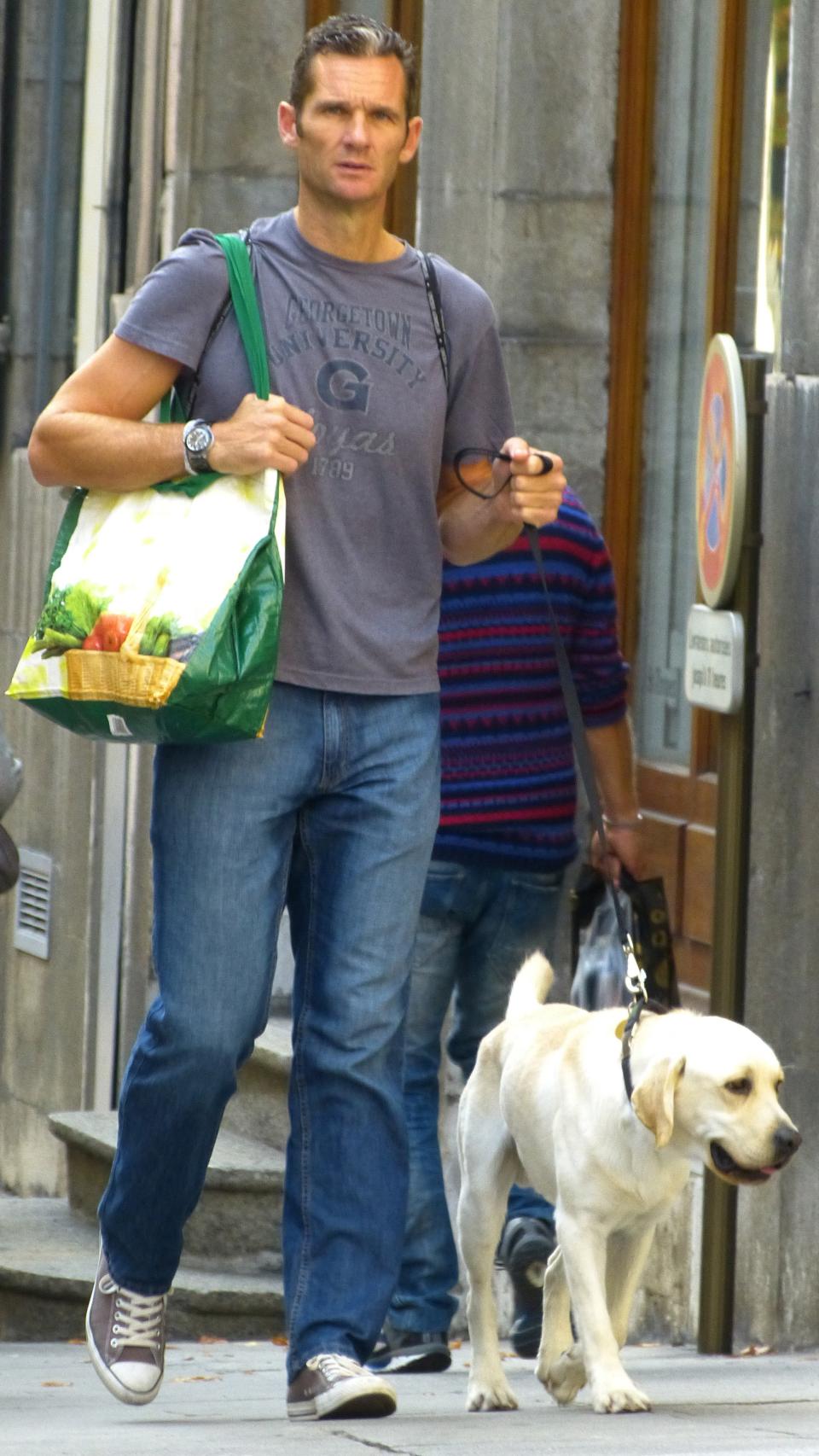 Iñaki Urdangarin, en una de sus salidas por Ginebra.