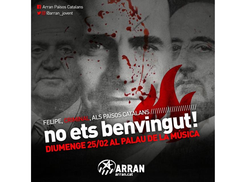 Cartel difundido por Arran en sus redes sociales.