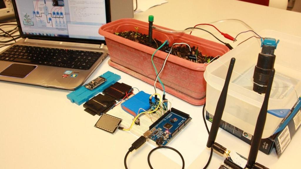 prototipo sistema riego