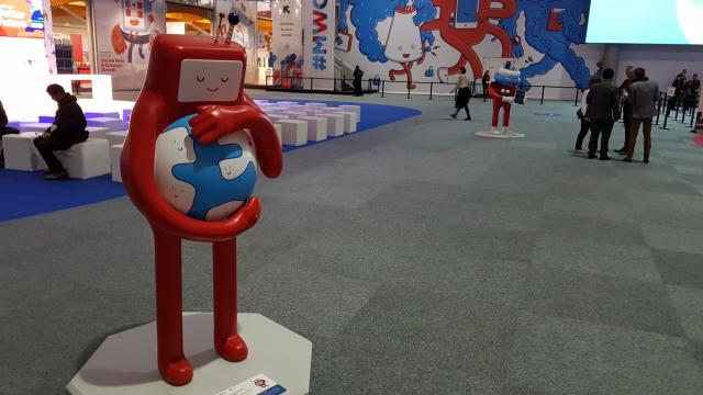 La Fira de Barcelona está saturada de los fantásticos dibujos 'cartoon' de Brosmind.