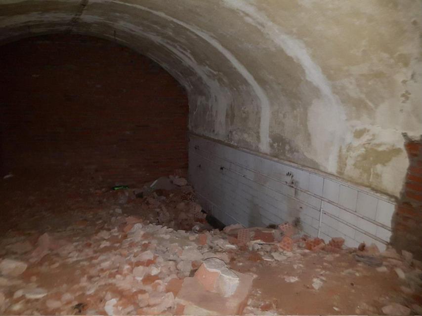 Antiguo vestíbulo del metro. Las fotos que desmienten a Cristina Cifuentes.