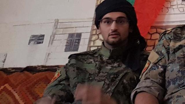 Samuel Prada, en una fotografía tomada en Siria.