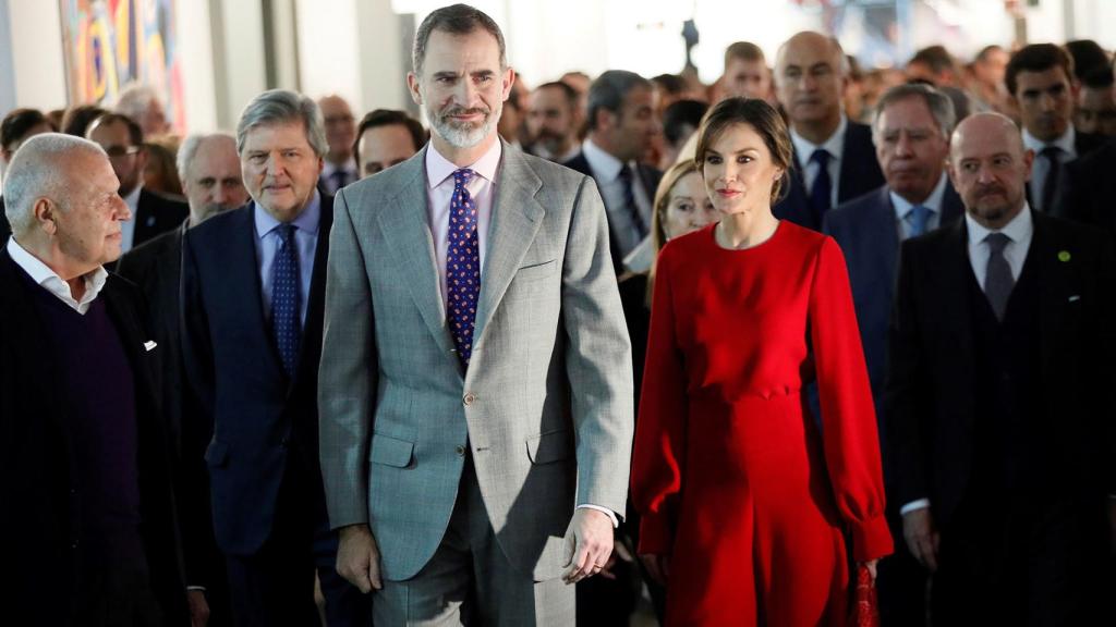 Los reyes en la inauguración de ARCO 2018.