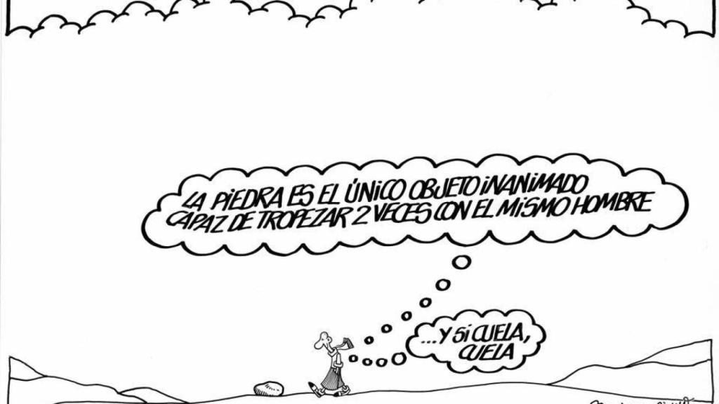Última viñeta publicada por Forges en 'El País' el día de su muerte.