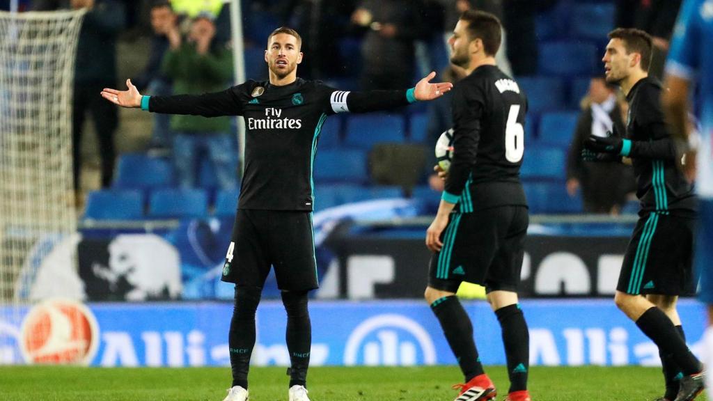 Sergio Ramos, Nacho y Kovacic.