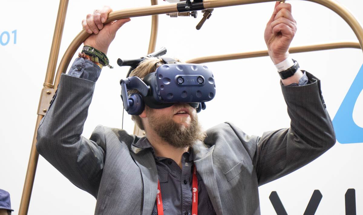Probamos la última realidad virtual de HTC VIVE en el MWC 2018