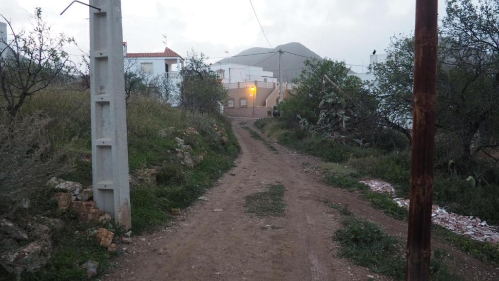 El camino por el que pasó el niño Gabriel.