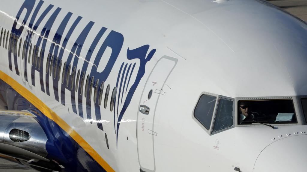 Un avión de la aerolínea Ryanair.