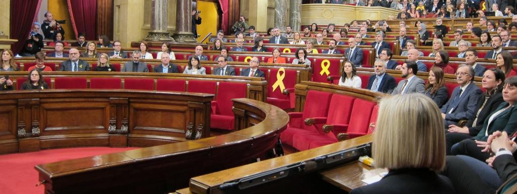 El Parlament de Cataluña.