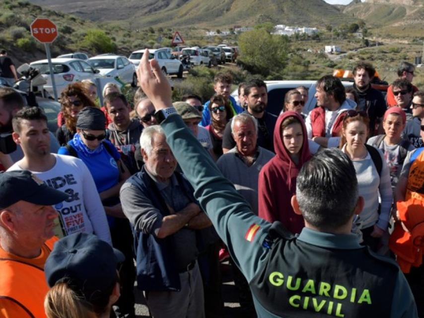 Dispositivo de búsqueda en Níjar del niño Gabriel Cruz.