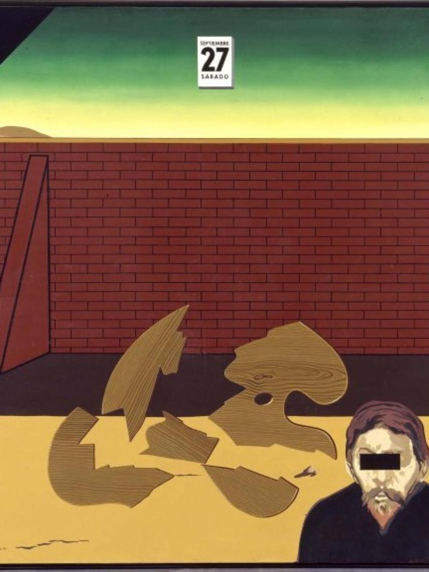 De la serie de El Paredón, la pintura que se conserva en el Museo Reina Sofía.