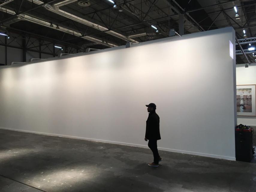 Pared de Helga de Alvear censurada, en el último ARCO.