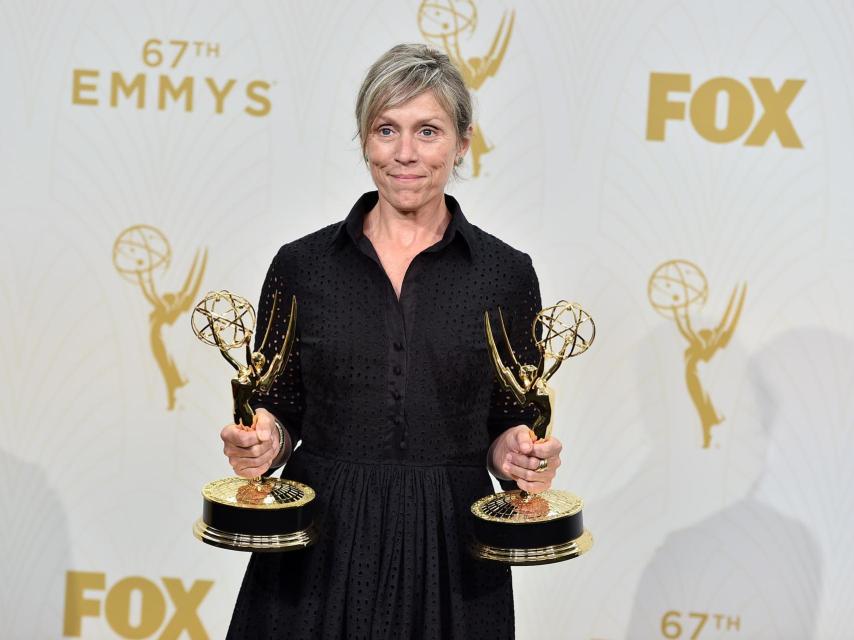 Frances McDormand en los Emmys. GTRES.