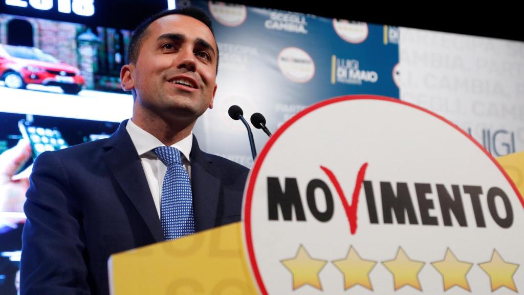 Luigi Di Maio, candidato del Movimiento 5 Estrellas.