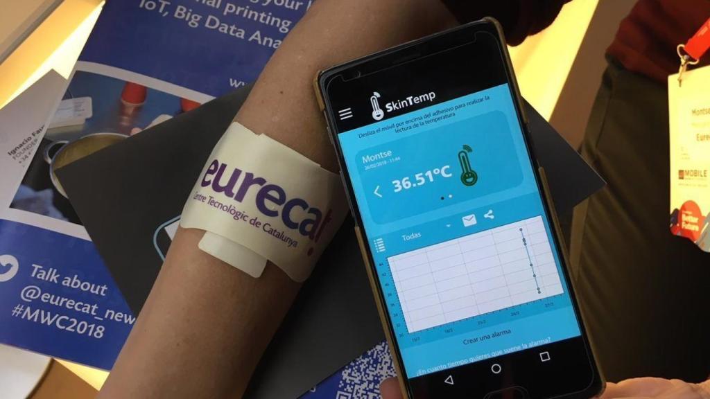 Esta tirita española permite saber nuestra temperatura en solo un segundo.