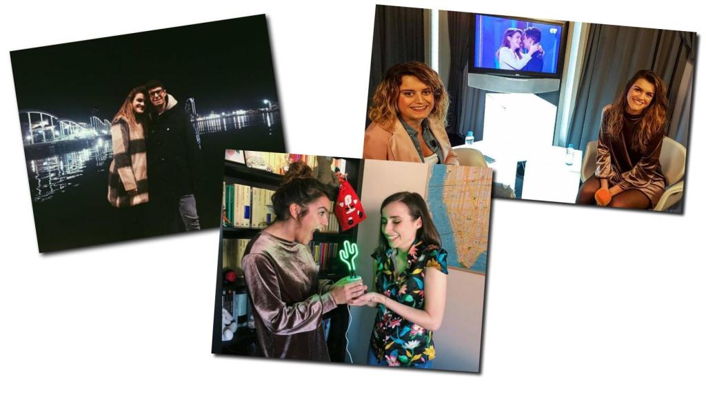 Amaia y sus inseparables prendas.