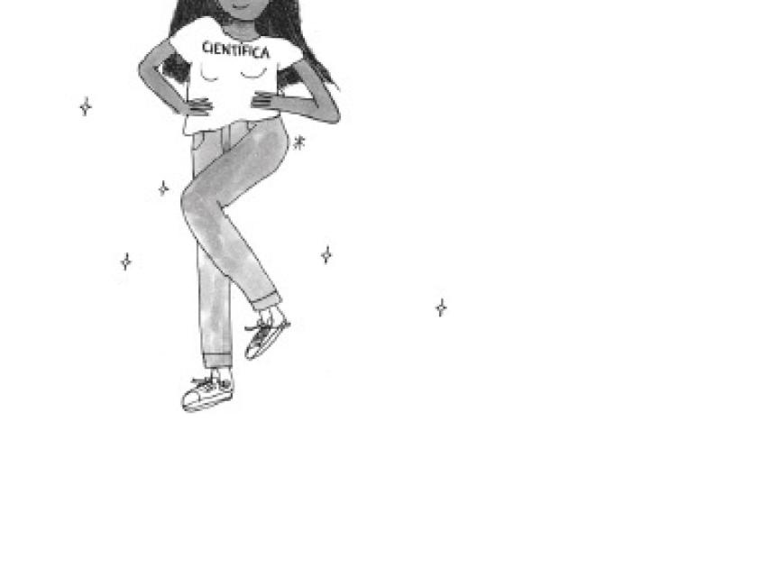 Una de las ilustraciones de El club de la lucha feminista. Saskia Wariner.  Penguin Random House.