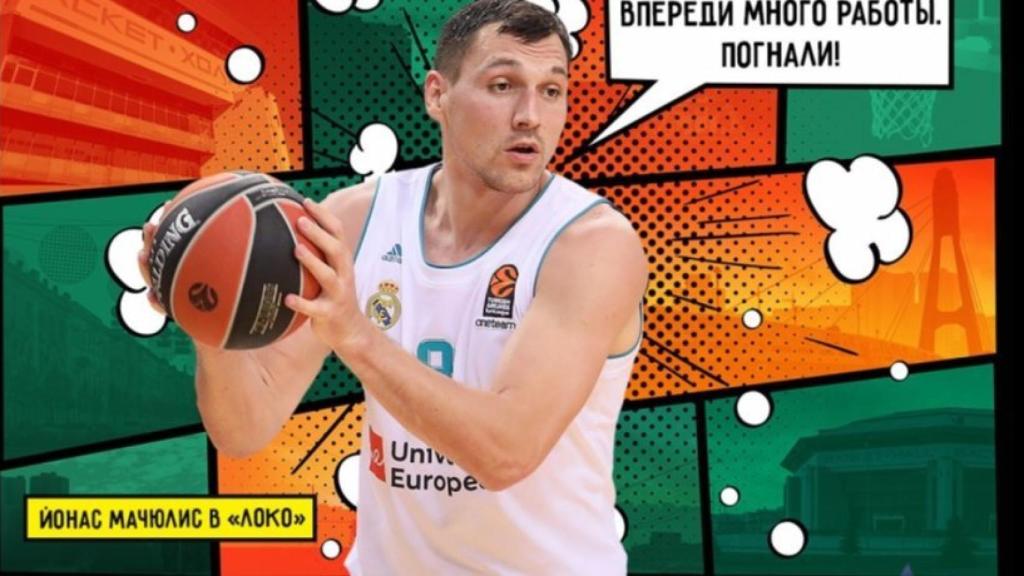Jonas Maciulis. Foto: Twitter (@lokobasket)